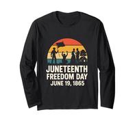 Juneteenth Free-ish Since 1865 Histoire des Noirs africains Manche Longue