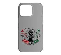 Juneteenth Freedom Day Emancipation Fist Coque pour iPhone 16 Pro