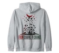 Juneteenth Freedom Day from Chains to Change Sweat à Capuche