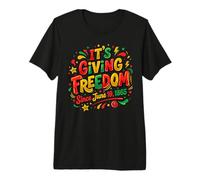 Juneteenth Freedom Day June 19 1865 Celebration T-Shirt Haut de Gamme