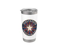 Juneteenth Freedom Day Vintage Star Emancipation Gobelet isotherme en acier inoxydable double paroi