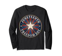 Juneteenth Freedom Day Vintage Star Emancipation Manche Longue