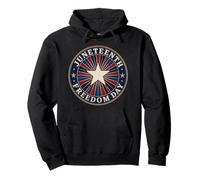Juneteenth Freedom Day Vintage Star Emancipation Sweat à Capuche