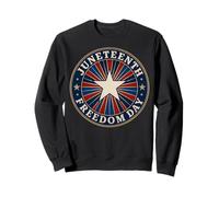 Juneteenth Freedom Day Vintage Star Emancipation Sweatshirt
