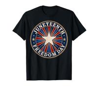 Juneteenth Freedom Day Vintage Star Emancipation T-Shirt