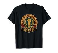 Juneteenth Freedom University Alumni Fist 1865 Histoire des Noirs T-Shirt