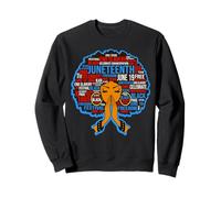 Juneteenth is My Independence Day 4 Juillet Femmes Noires Sweatshirt