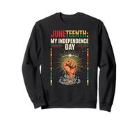 Juneteenth Juneteenth My Independence Day Cool Mens African Sweatshirt
