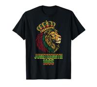 Juneteenth Lion Noir Africain 19 juin Hommes Femmes Enfants T-Shirt