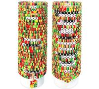 Juneteenth Lot de 28 bracelets en perles d'argile pour le jour de la liberté 1865, accessoires de fête, cadeaux de fête afro-américains, fête de l'indépendance panafricaine noire, cadeau pour homme et