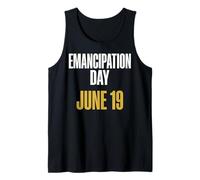 Juneteenth Niche Emancipation Day June 19 Freedom Débardeur