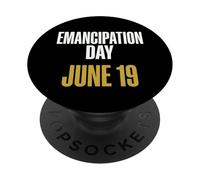 Juneteenth Niche Emancipation Day June 19 Freedom PopSockets PopGrip Adhésif