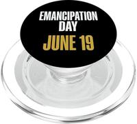Juneteenth Niche Emancipation Day June 19 Freedom PopSockets PopGrip pour MagSafe