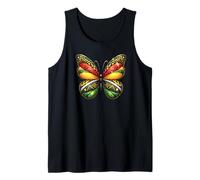 Juneteenth Papillon Mois de l'histoire des Noirs Papillons Jamaïque Débardeur