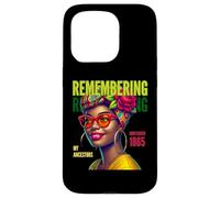 Juneteenth Pride : Honorer Mes ancêtres Coque pour iPhone 15 Pro