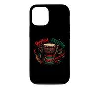 Juneteenth Rhythm of Freedom Djembe Drum Music Coque pour iPhone 12/12 Pro