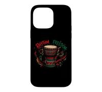 Juneteenth Rhythm of Freedom Djembe Drum Music Coque pour iPhone 14 Pro Max