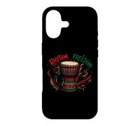 Juneteenth Rhythm of Freedom Djembe Drum Music Coque pour iPhone 17