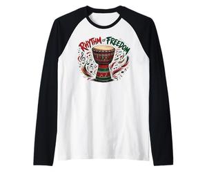 Juneteenth Rhythm of Freedom Djembe Drum Music Manche Raglan