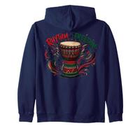 Juneteenth Rhythm of Freedom Djembe Drum Music Sweat à Capuche