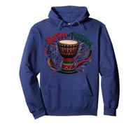 Juneteenth Rhythm of Freedom Djembe Drum Music Sweat à Capuche