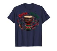 Juneteenth Rhythm of Freedom Djembe Drum Music T-Shirt