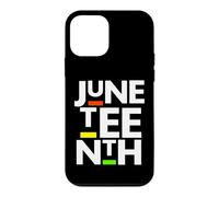 Juneteenth Roi Reine Princesse Noir Maman Papa Fille Garçon Coque pour iPhone 12 Mini