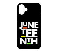 Juneteenth Roi Reine Princesse Noir Maman Papa Fille Garçon Coque pour iPhone 16 Plus