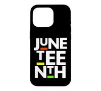 Juneteenth Roi Reine Princesse Noir Maman Papa Fille Garçon Coque pour iPhone 16 Pro