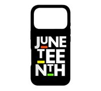 Juneteenth Roi Reine Princesse Noir Maman Papa Fille Garçon Coque pour iPhone 17 Pro