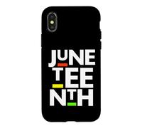 Juneteenth Roi Reine Princesse Noir Maman Papa Fille Garçon Coque pour iPhone X/XS