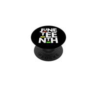 Juneteenth Roi Reine Princesse Noir Maman Papa Fille Garçon PopSockets PopGrip Adhésif