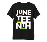 Juneteenth Roi Reine Princesse Noir Maman Papa Fille Garçon T-Shirt Haut de Gamme