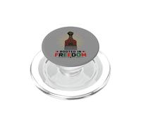 Juneteenth Rooted in Freedom Afro Pick Fist PopSockets PopGrip pour MagSafe