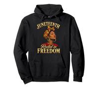 Juneteenth Rooted in Freedom Black Women Sweat à Capuche