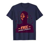Juneteenth Series : Free Strong and Fearless Juneteenth T-Shirt