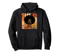 Juneteenth She's Me Strong Motivated Black Woman Empowerment Sweat à Capuche