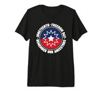 Juneteenth Souvenez-Vous de nos ancêtres T-Shirt Haut de Gamme
