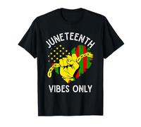 Juneteenth Vibes ne fait que briser toutes les chaînes | Black Freedom T-Shirt