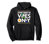 Juneteenth Vibes Only Noir Hommes Femmes Enfants Garçon Fille Tout-Petit Sweat à Capuche