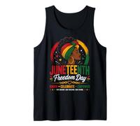Juneteenth Women Black History Freedom 1865 June 19th Débardeur