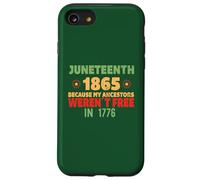 JUNETH Parce Que Mes ancêtres n'étaient Pas Libres en 1776 Meme Coque pour iPhone SE (2020) / 7/8