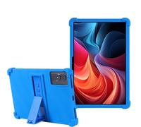 Junfire Coque en silicone pour Blackview Tab 90 WiFi/Hcjip Tablet A7/Laptok MJYA7L-BK 2025/OSCAL Pad 90 Tablet 11 pouces, étui résistant aux chocs avec support, bleu