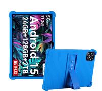 Junfire Coque en silicone pour tablette TABWEE T90/TABWEE W90 (11 pouces), étui résistant aux chocs robuste avec support pour TABWEE T90/TABWEE W90 - Bleu