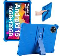 Junfire Coque Silicone pour DOOGEE U11 Pro 2025 / U11 (11" Pouces) Android 15, étui de Protection Robuste avec Béquille Support Compatible avec Tablette DOOGEE U11/U11 Pro - Bleu