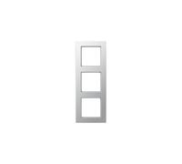 Jung 4011377172937 A 5583 BF AL Cadre de finition 3 prises, Plaque Prise Electrique
