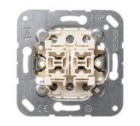 Jung 509eu - Mécanisme double va et vient sans griffes fixation