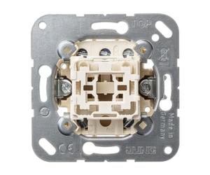 Jung 531-41U Mécanisme Multi-Switch 10 AX/250 V Bouton Poussoir, 2 x 2 Contacts à Fermeture et Position à zéro