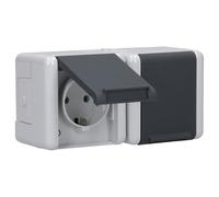 Jung x2 Cadre saillie Prise de courant gris 8220W 1 pc(s)