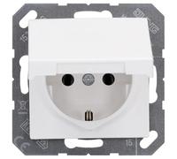 JUNG A 1520 BFKL WW Prise de courant CEE 7/3 Blanc Thermoplastique IP44 250 V 16 A